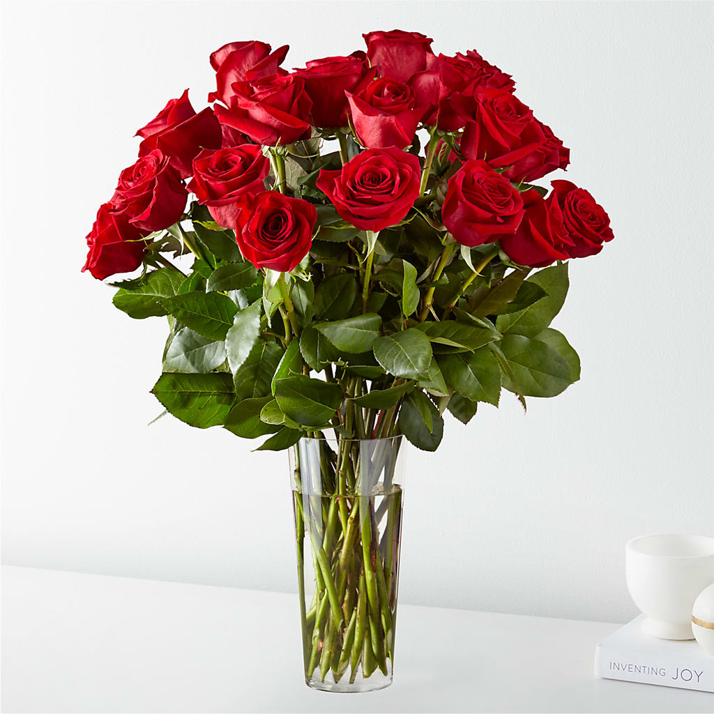 Long Stem Red Rose Bouquet – Caines Flowers, Barberton OH