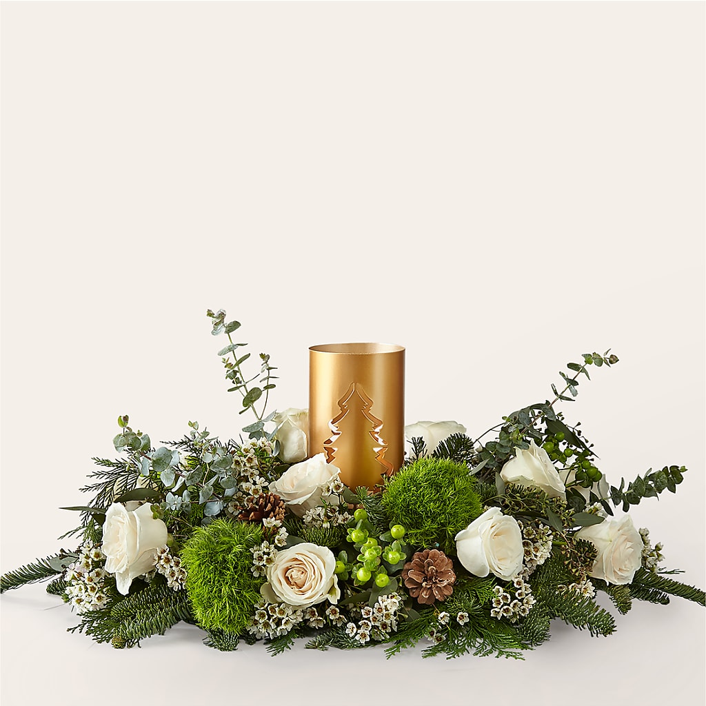 Chestnuts Roasting Centerpiece – Caines Flowers, Barberton OH