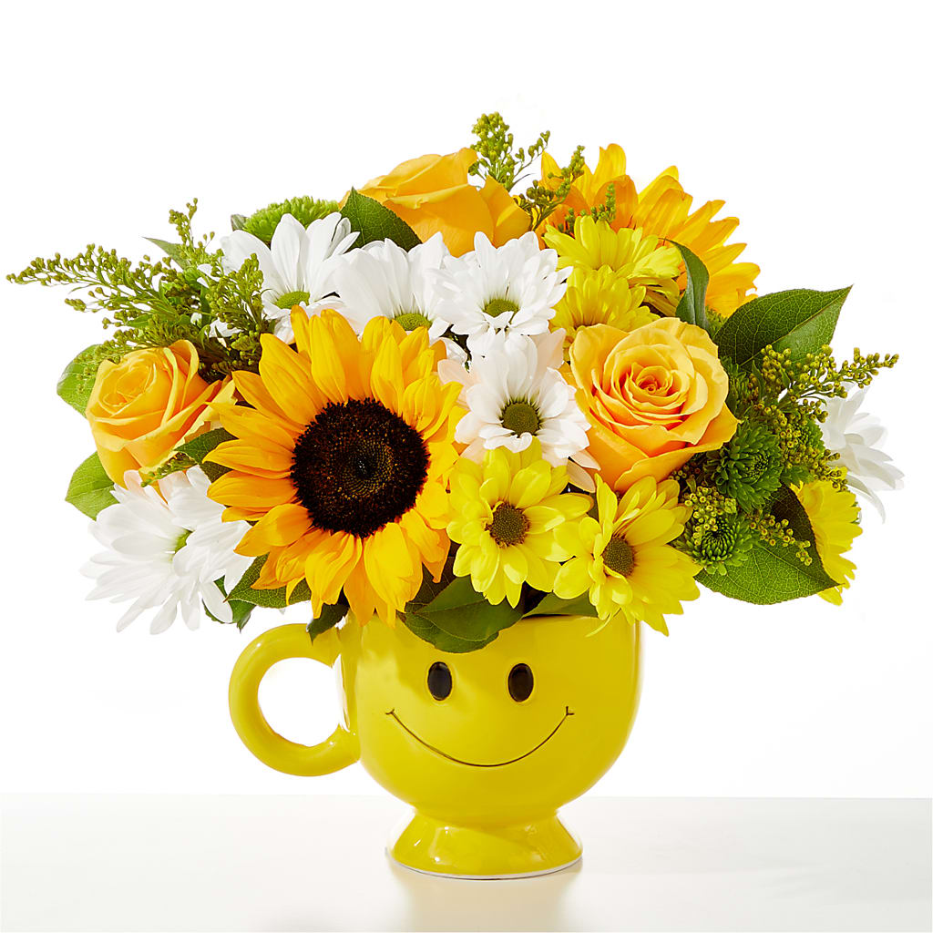Be Happy Bouquet – Caines Flowers, Barberton OH