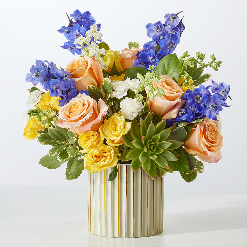 Cobalt Reverie Bouquet – Caines Flowers, Barberton OH
