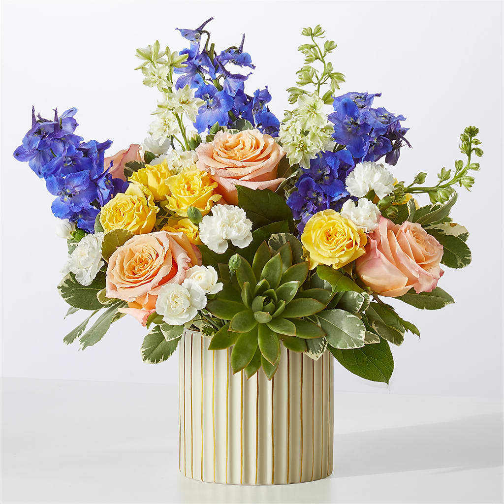 Cobalt Reverie Bouquet – Caines Flowers, Barberton OH