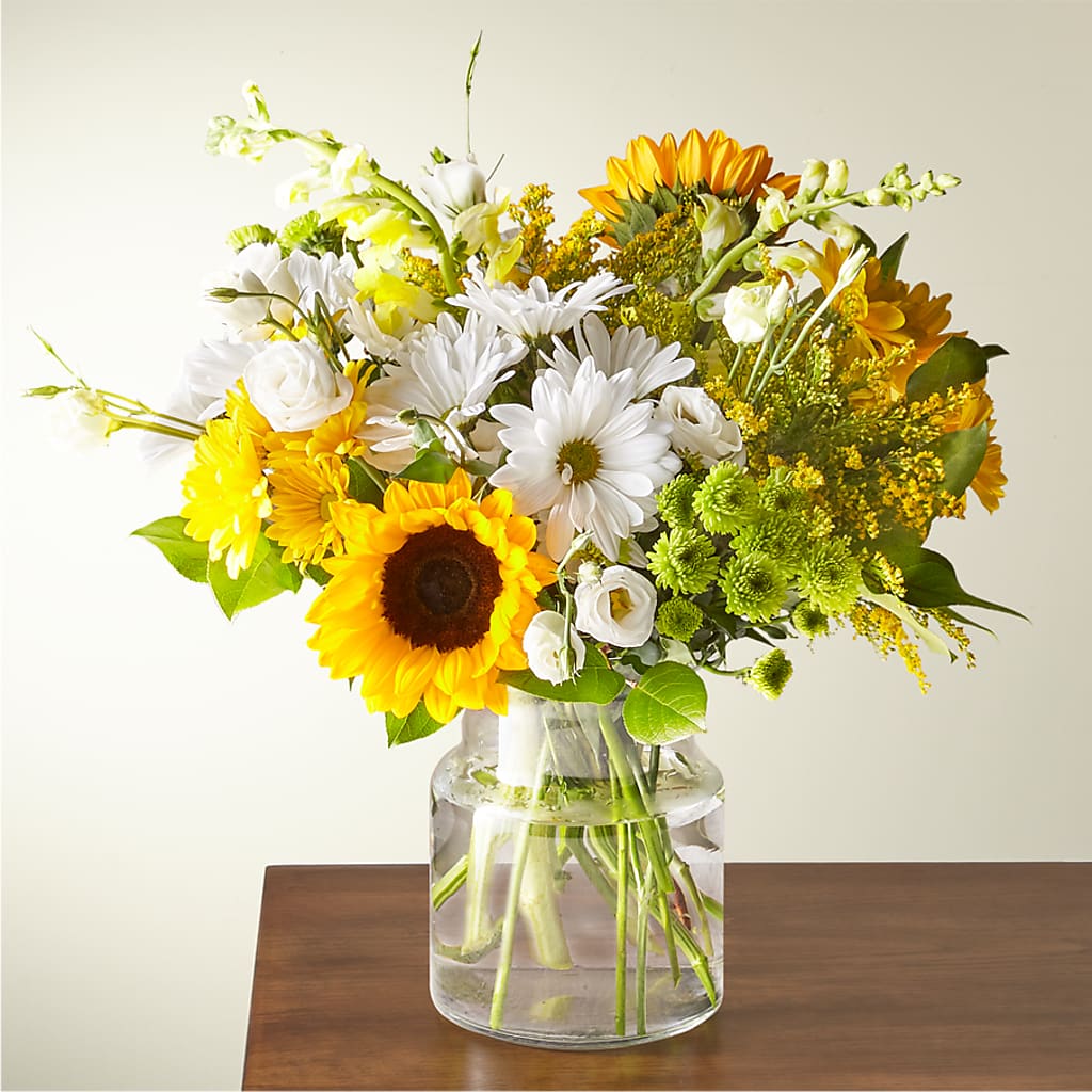 Hello Sunshine Bouquet – Caines Flowers, Barberton OH