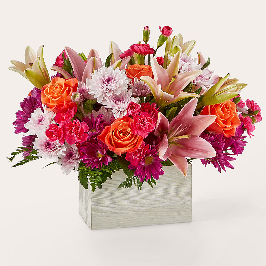 Light of My Life Box Bouquet – Caines Flowers, Barberton OH