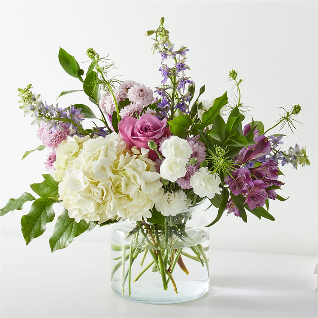 Violet Caress Bouquet – Caines Flowers, Barberton OH