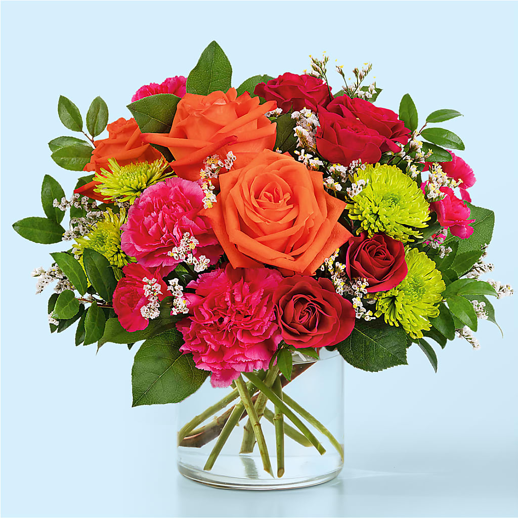 Colorful Carnival Bouquet – Caines Flowers, Barberton OH
