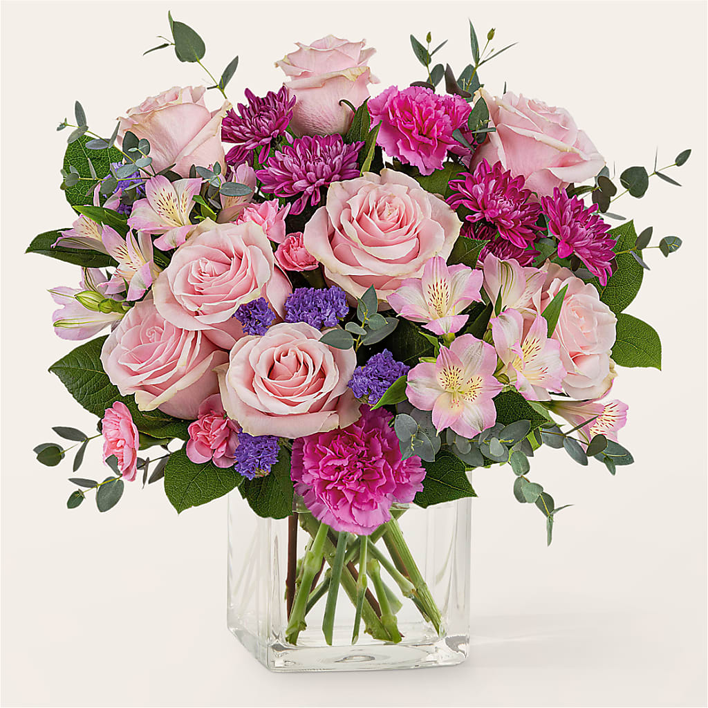 Rosy Radiance Bouquet – Caines Flowers, Barberton OH