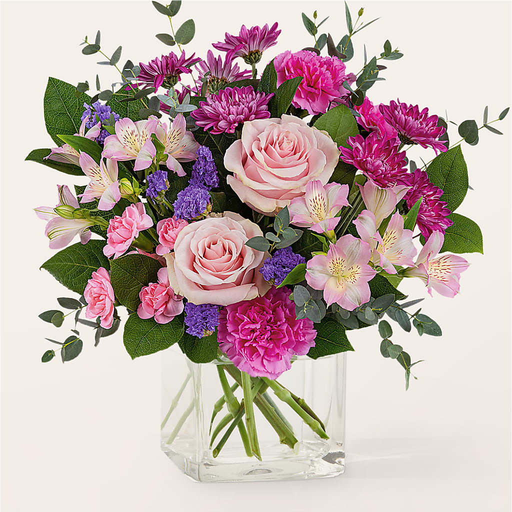 Rosy Radiance Bouquet – Caines Flowers, Barberton OH