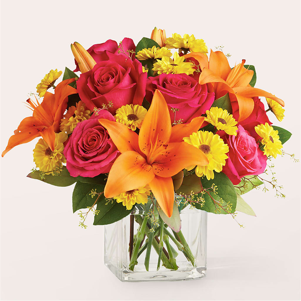 Neon Lights Bouquet – Caines Flowers, Barberton OH