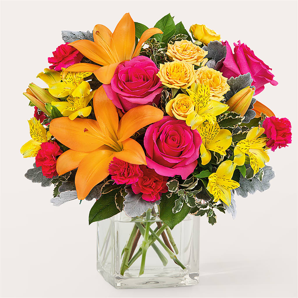 To the Tropics Bouquet – Caines Flowers, Barberton OH