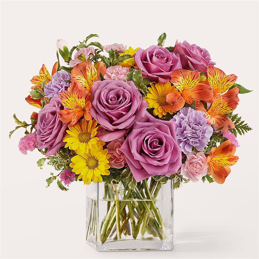 Shades of Happiness Bouquet – Caines Flowers, Barberton OH