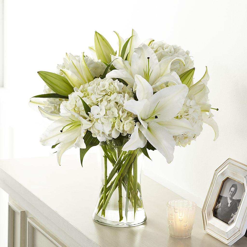 Compassionate Lily Bouquet – Caines Flowers, Barberton OH
