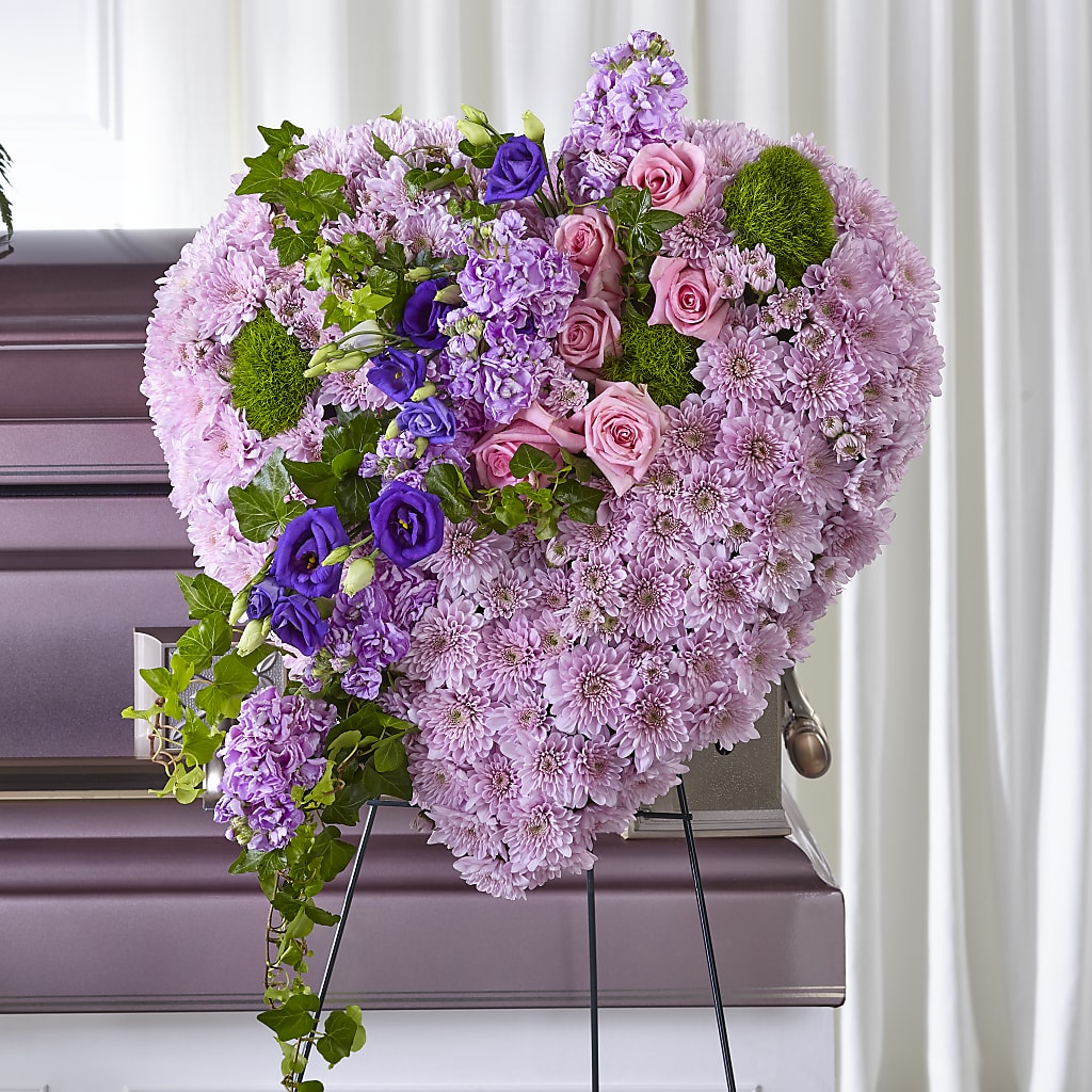 Treasured Love Standing Heart – Caines Flowers, Barberton OH