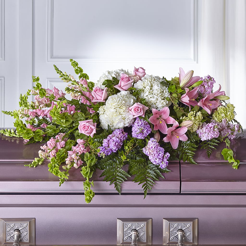 Life's Gratitude Casket Spray – Caines Flowers, Barberton OH
