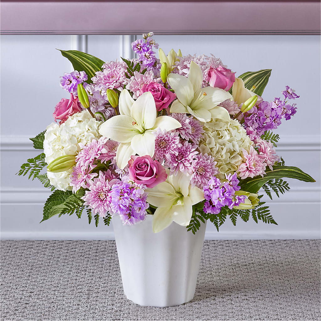 Heaven Sent Floor Basket – Caines Flowers, Barberton OH