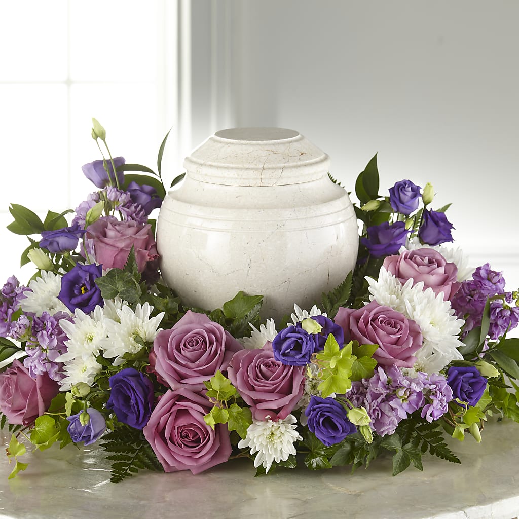 Blooming Sympathy Cremation Adornment – Caines Flowers, Barberton OH
