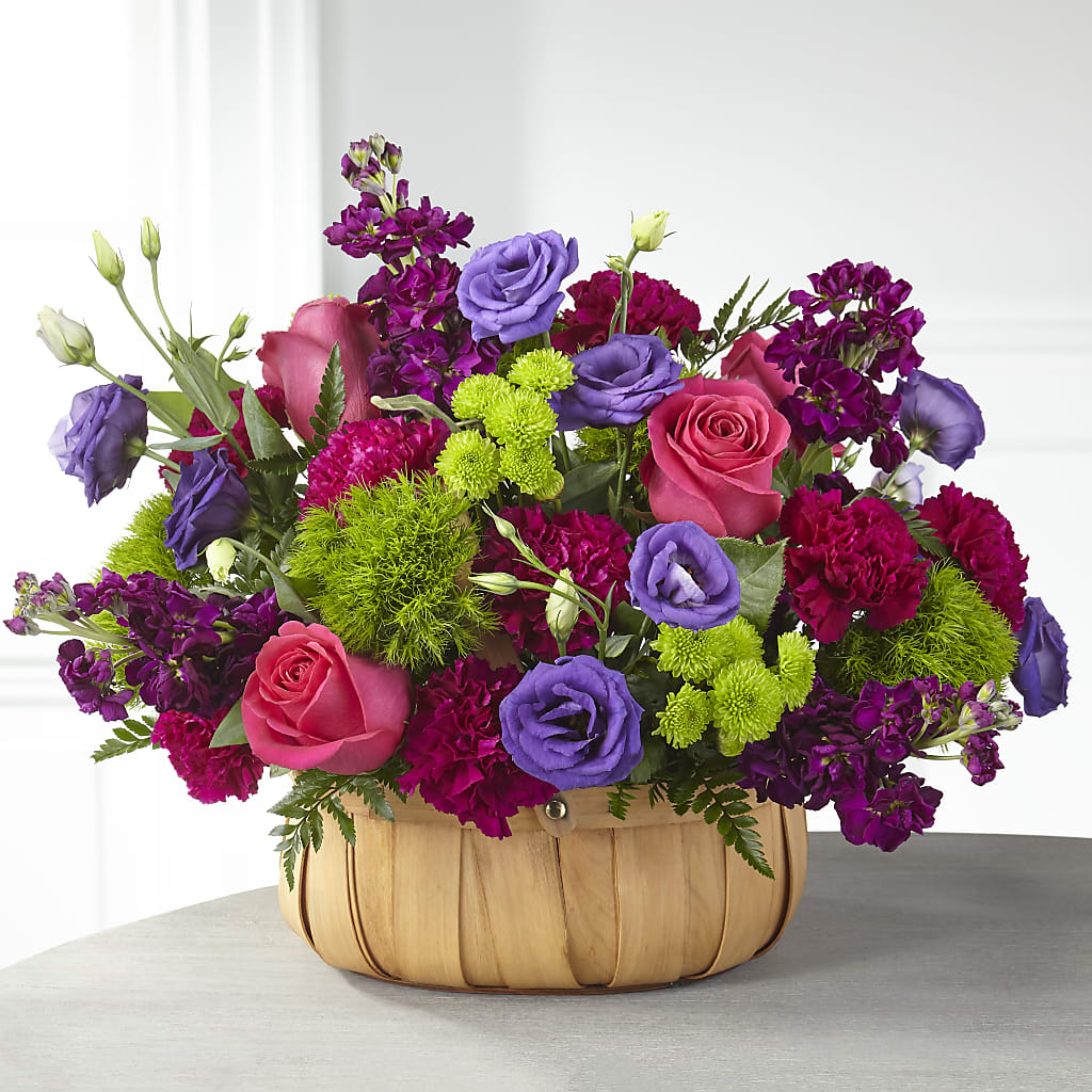 Serene Sanctuary Basket – Caines Flowers, Barberton OH