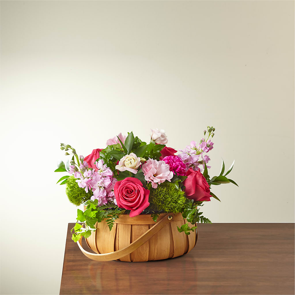 Radiance in Bloom Basket – Caines Flowers, Barberton OH