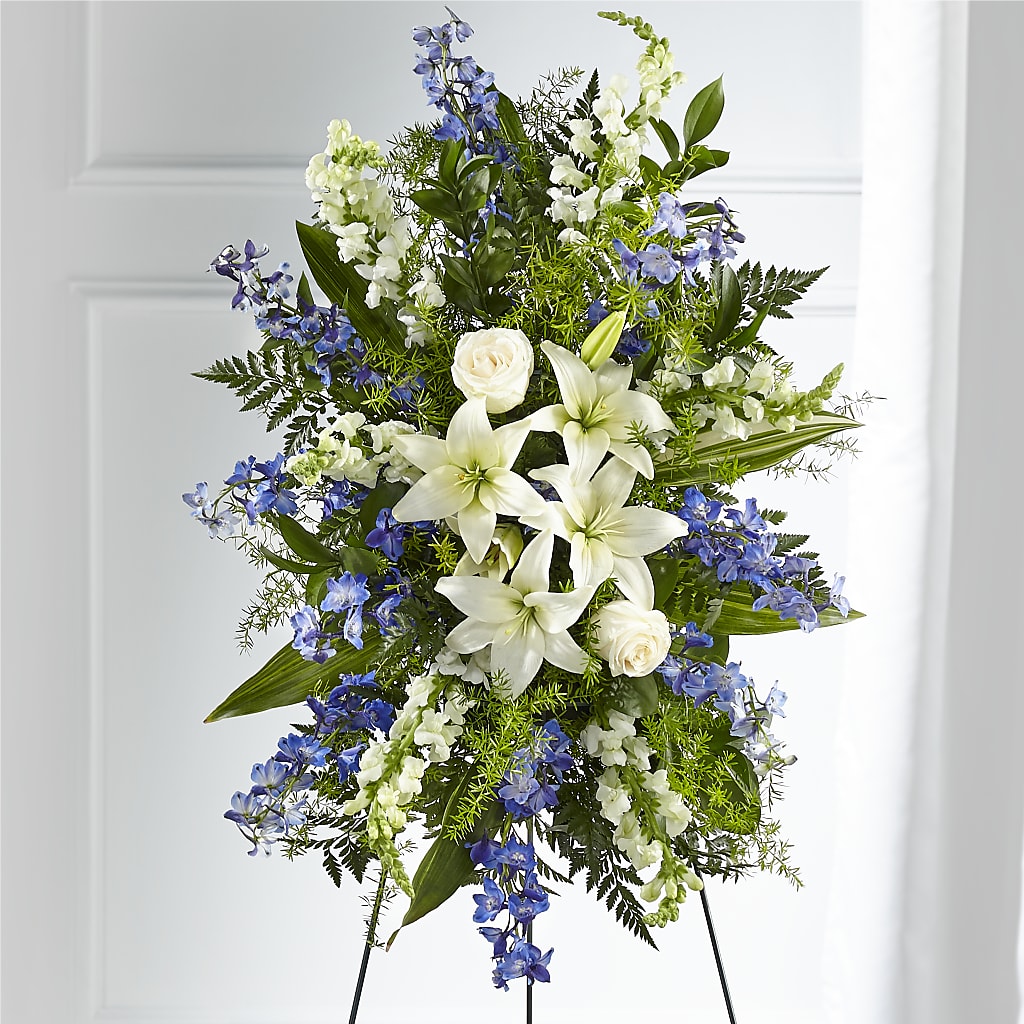 Faithful Friend Standing Spray – Caines Flowers, Barberton OH