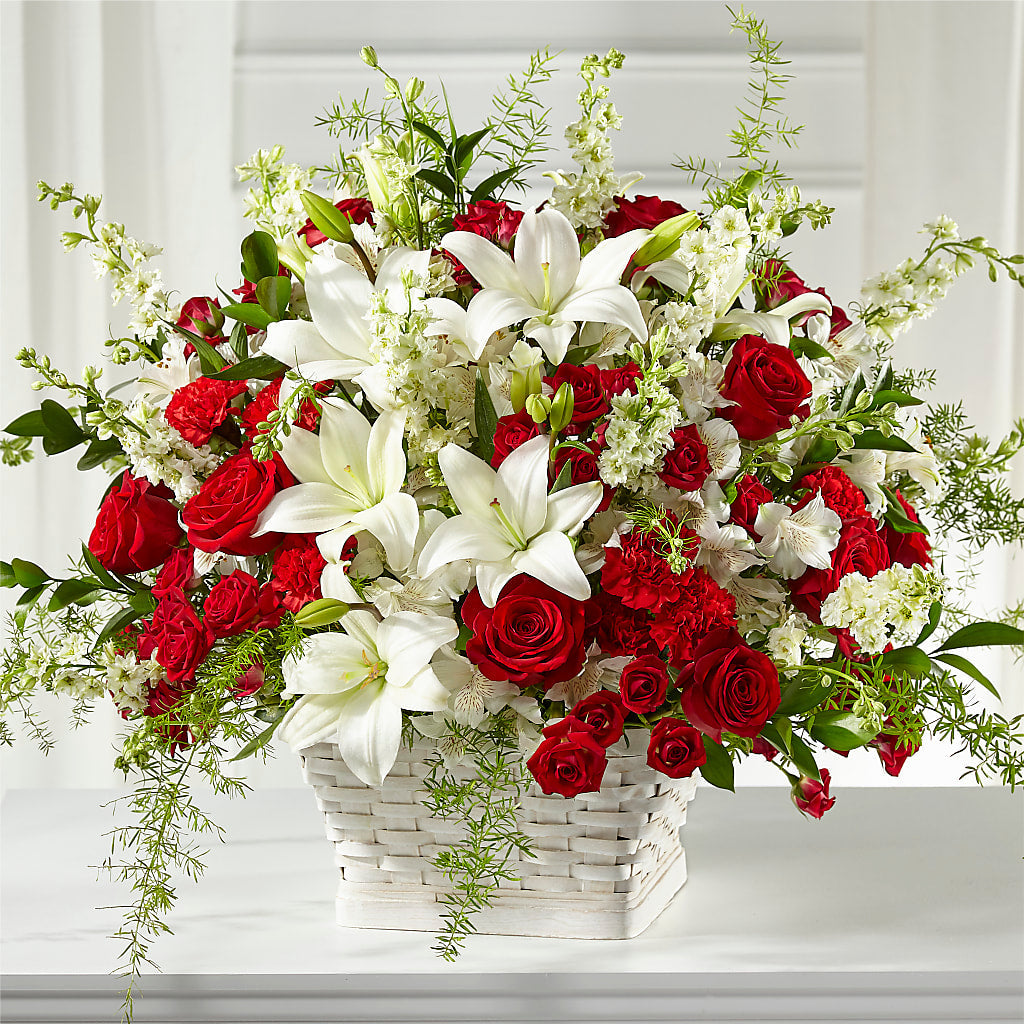 Sentiments of Love Arrangement – Caines Flowers, Barberton OH