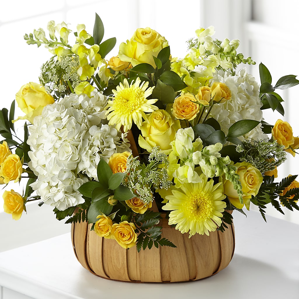 Rustic Remembrance Basket – Caines Flowers, Barberton OH