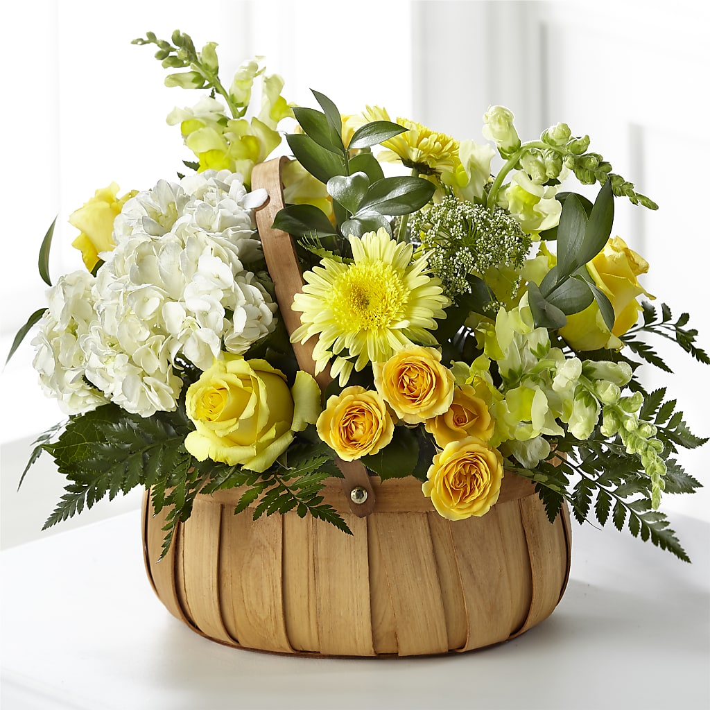 Rustic Remembrance Basket – Caines Flowers, Barberton OH