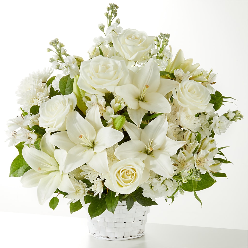 Peaceful Reflections Arrangement – Caines Flowers, Barberton OH