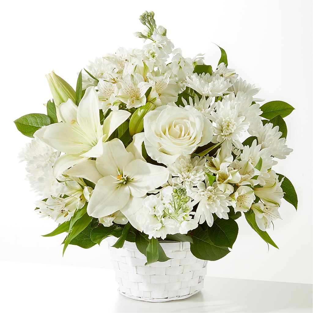 Peaceful Reflections Arrangement – Caines Flowers, Barberton OH