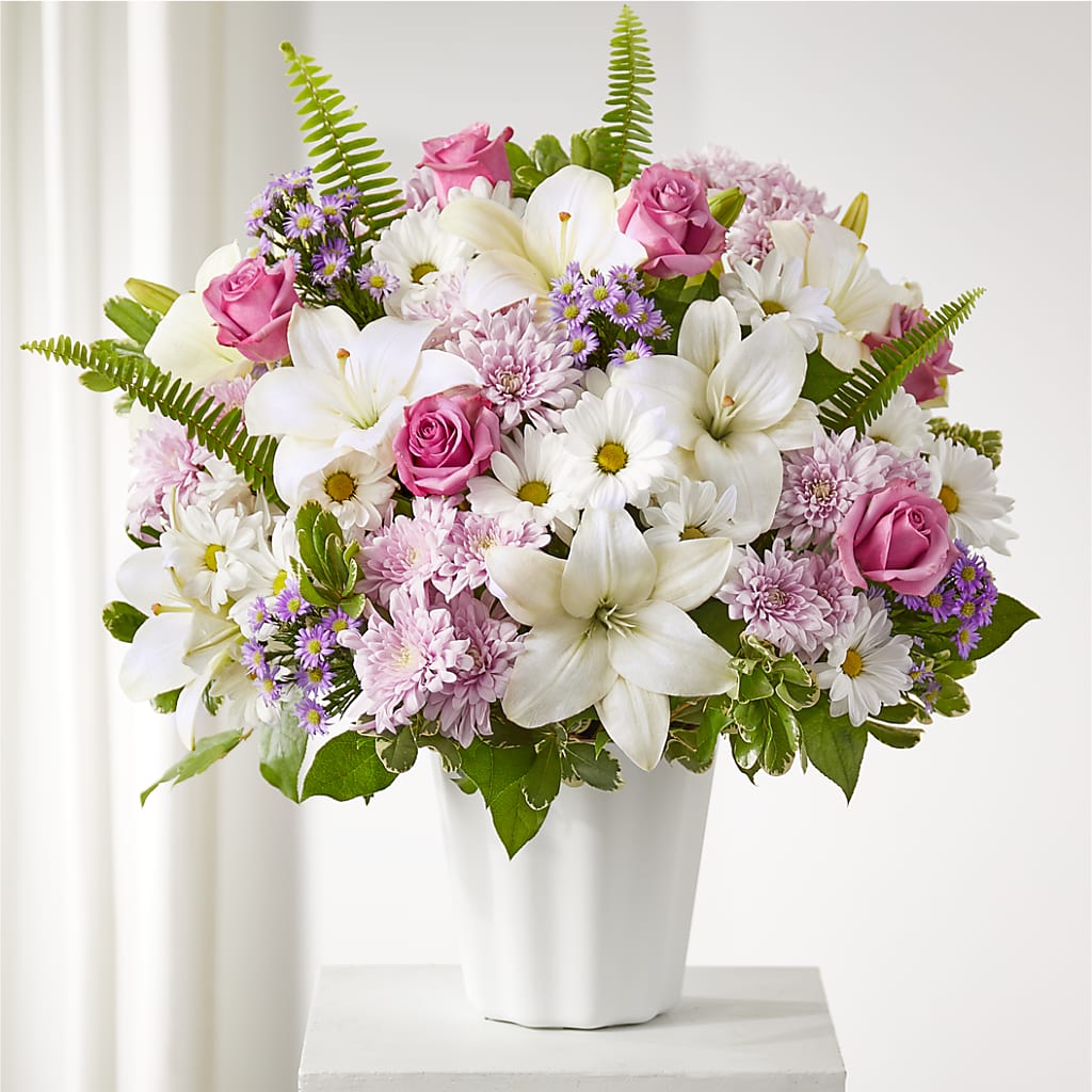 Warmest Thoughts Tabletop Basket – Caines Flowers, Barberton OH