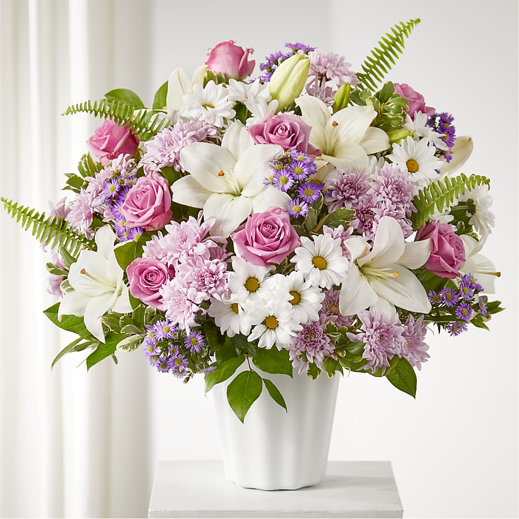 Warmest Thoughts Tabletop Basket – Caines Flowers, Barberton OH