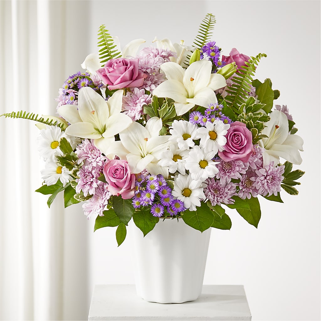 Warmest Thoughts Tabletop Basket – Caines Flowers, Barberton OH