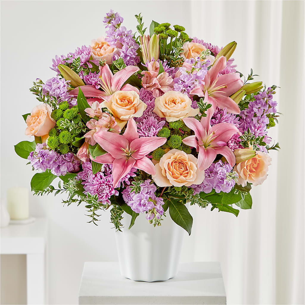 Supportive Embrace Tabletop Basket – Caines Flowers, Barberton OH