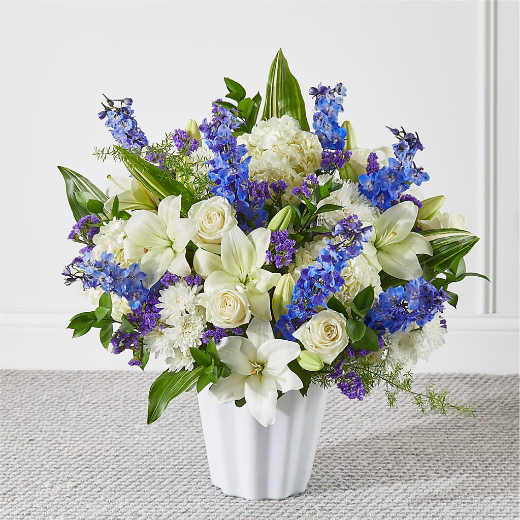 Take Comfort Floor Basket – Caines Flowers, Barberton OH