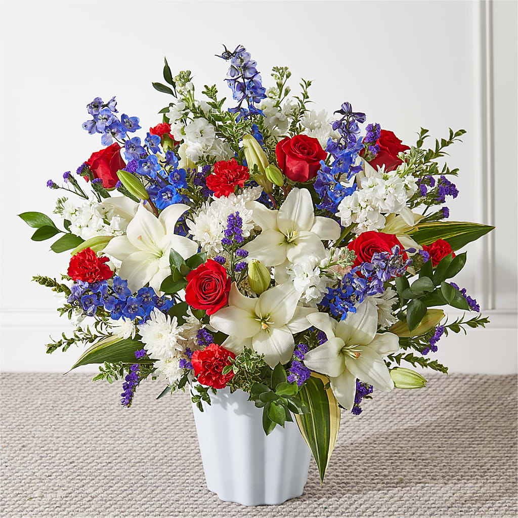 Consoled Floor Basket – Caines Flowers, Barberton OH