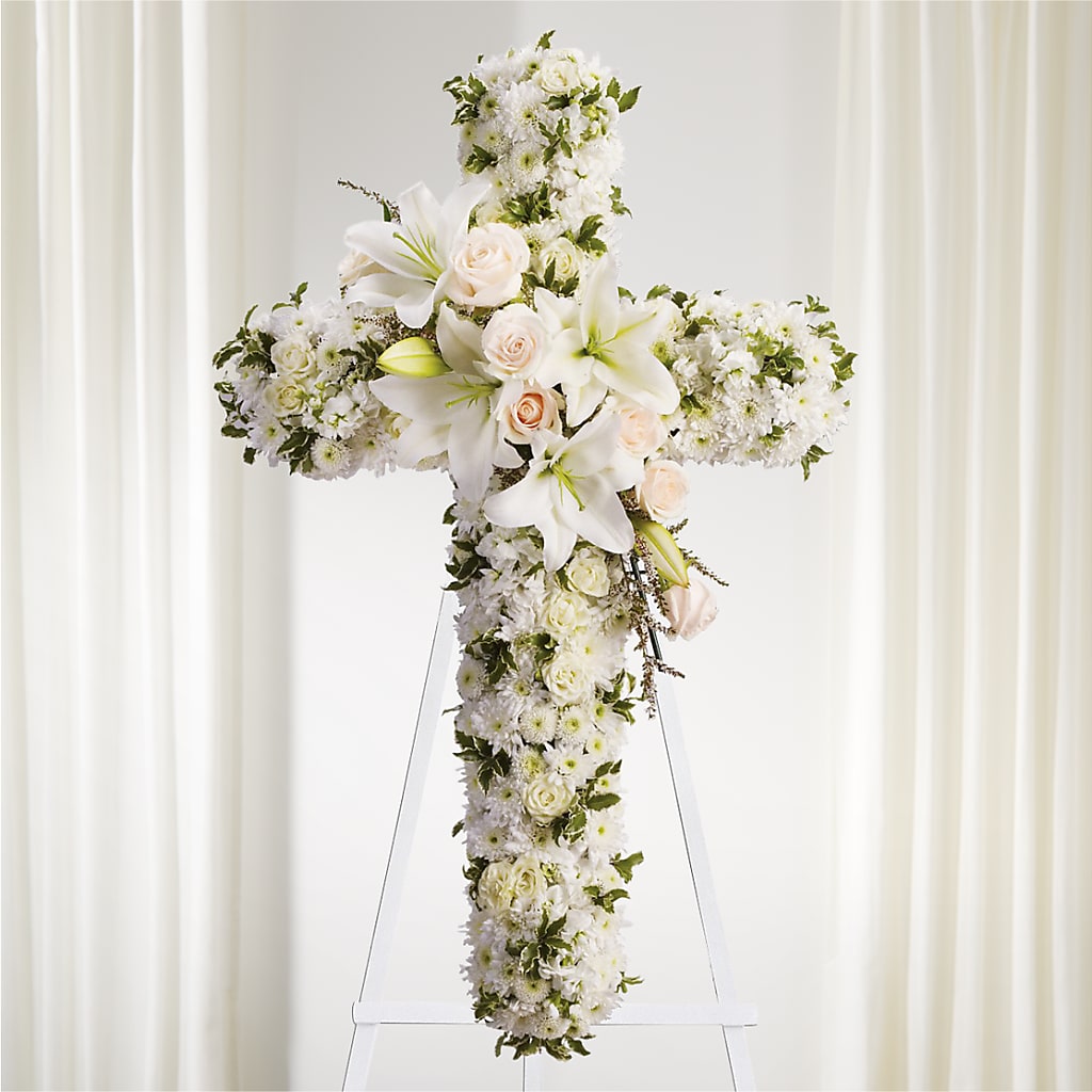 Spiritual Guidance Standing Spray – Caines Flowers, Barberton OH