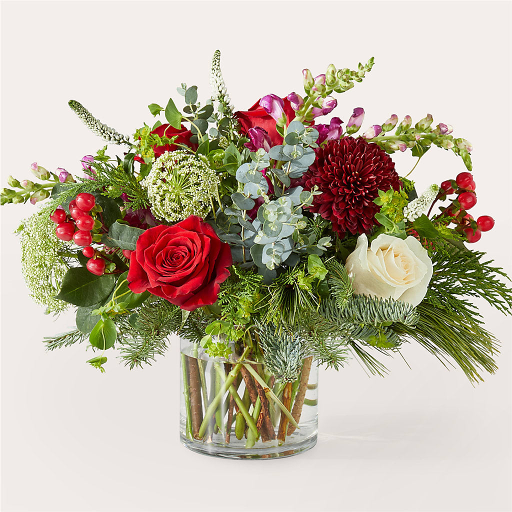 Cranberry Fizz Bouquet – Caines Flowers, Barberton OH
