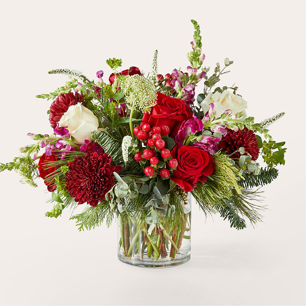 Cranberry Fizz Bouquet – Caines Flowers, Barberton OH