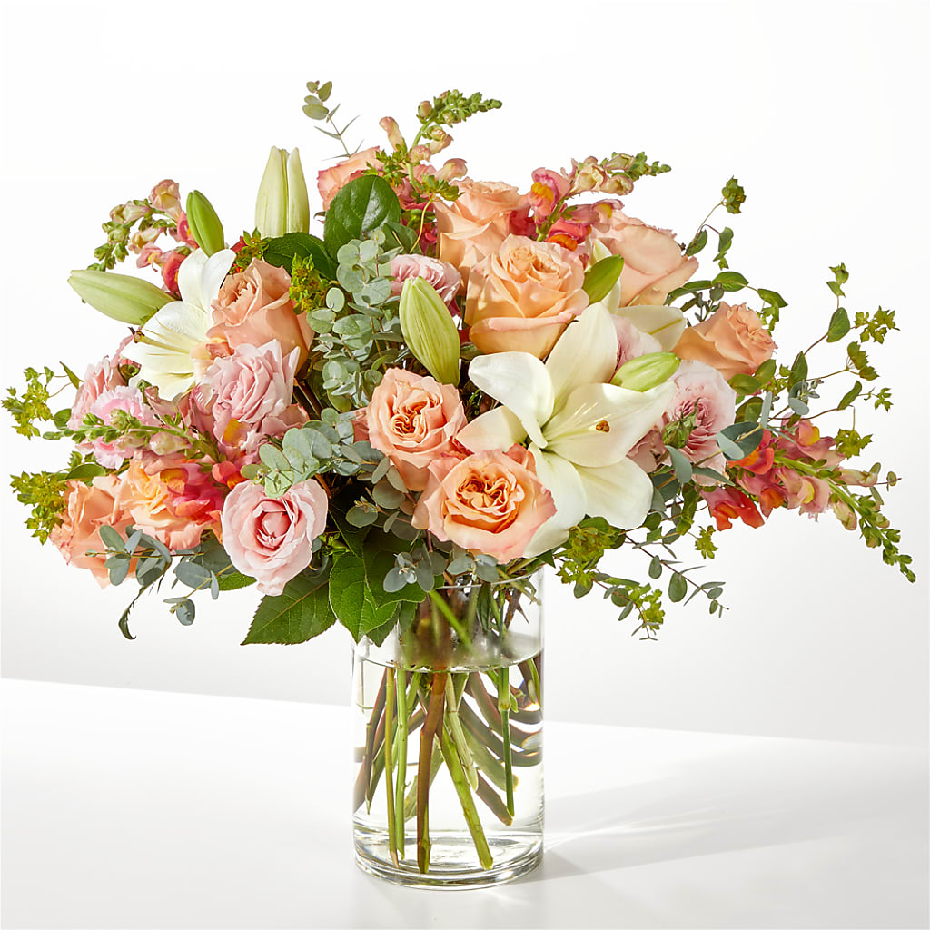 Grapefruit Splash Bouquet – Caines Flowers, Barberton OH