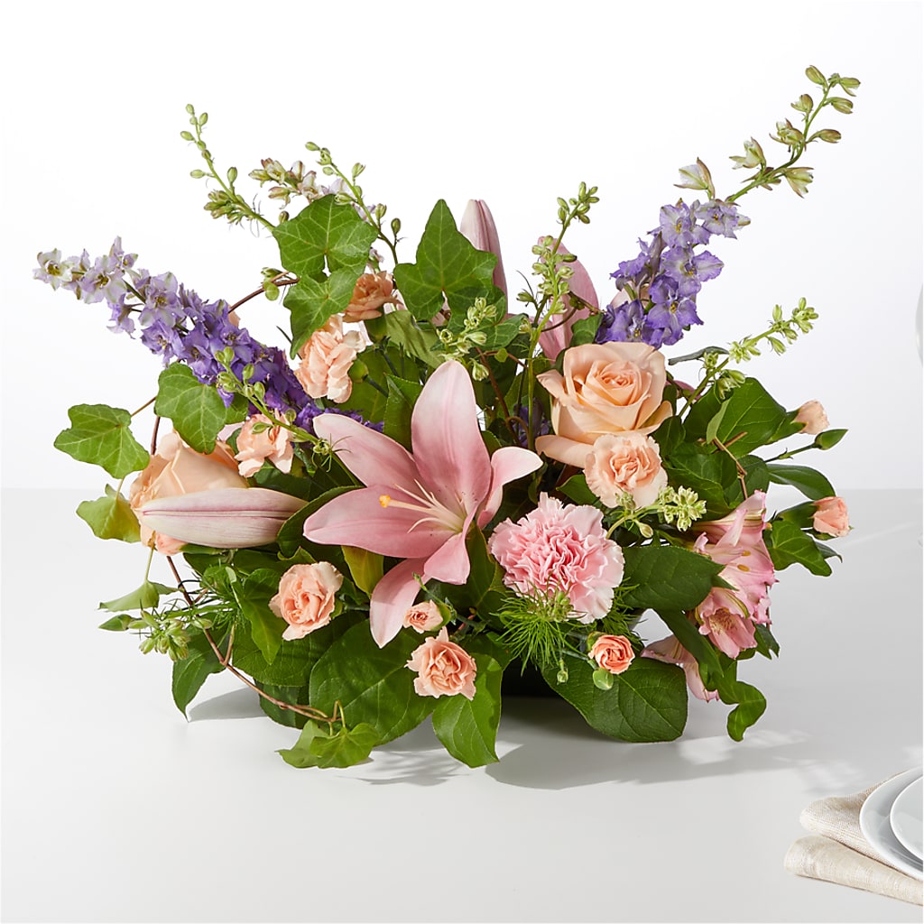 Blossom Time Centerpiece – Caines Flowers, Barberton OH