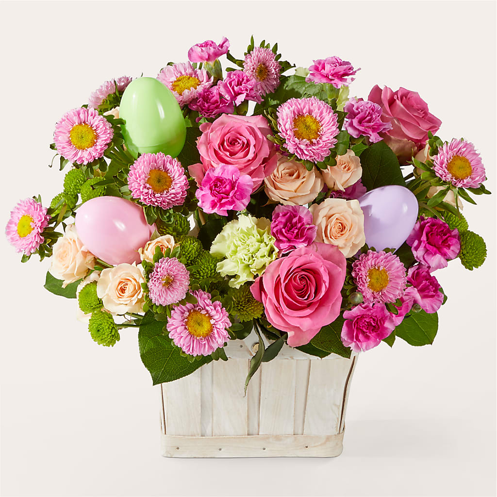 Get Eggcited Basket – Caines Flowers, Barberton OH