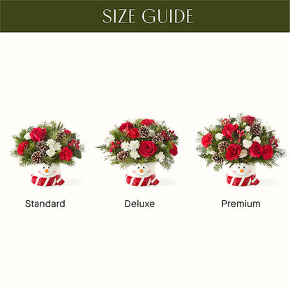 Jolly Snowman Bouquet –  Caines Flowers, Barberton OH