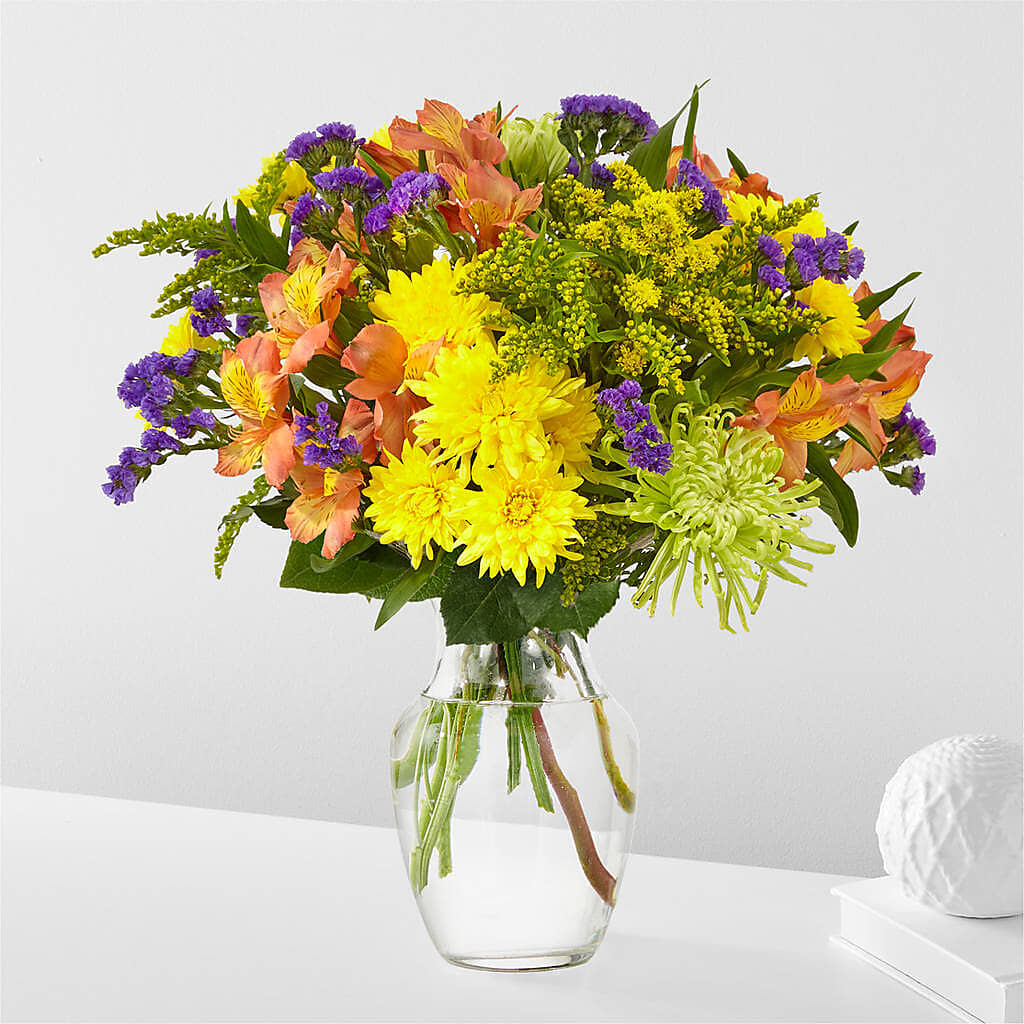 Marmalade Skies Bouquet –  Caines Flowers, Barberton OH