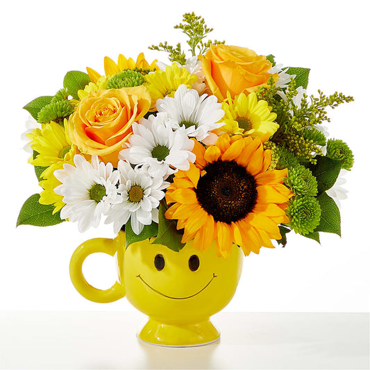 Be Happy Bouquet –  Caines Flowers, Barberton OH