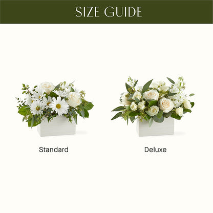 Fresh Linen Box Bouquet –  Caines Flowers, Barberton OH