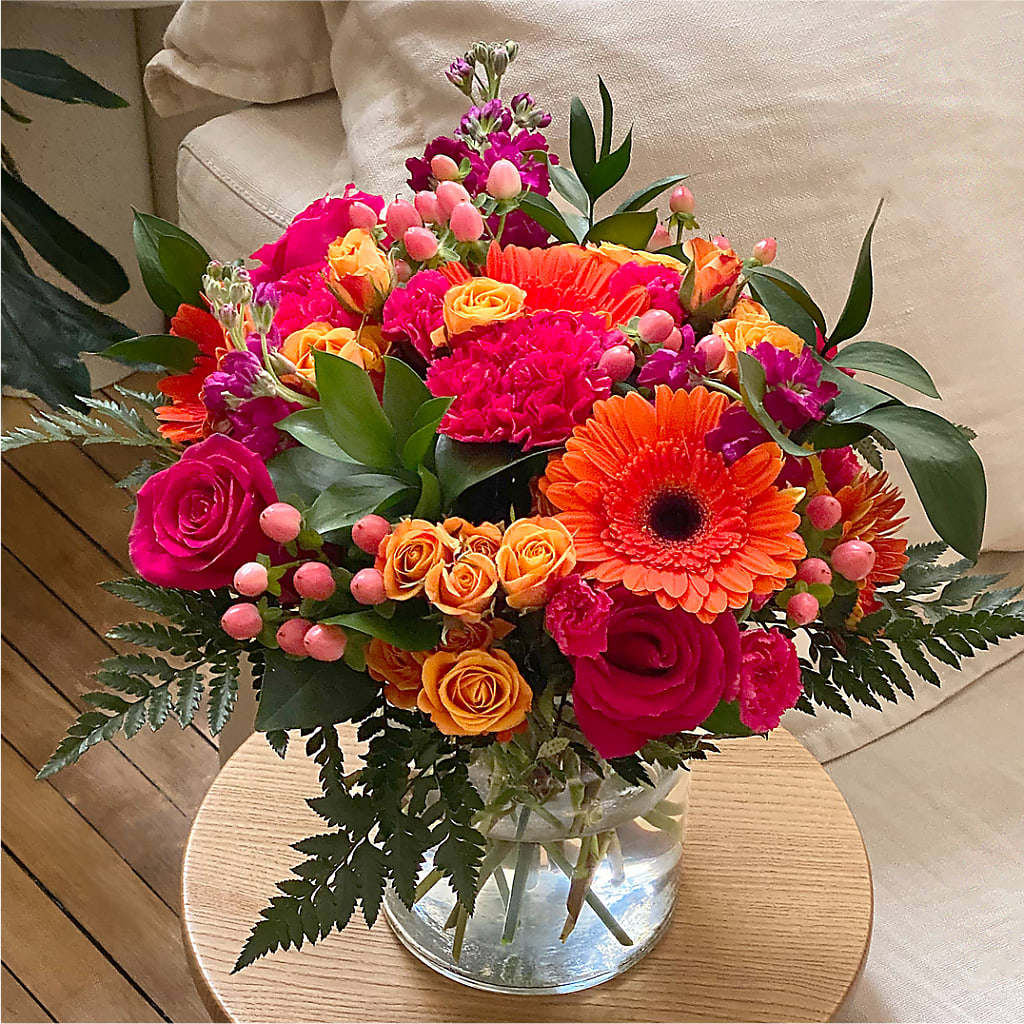 Fiesta Bouquet –  Caines Flowers, Barberton OH