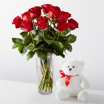 Romantic Long Stem Red Rose Bouquet Bundles –  Caines Flowers, Barberton OH