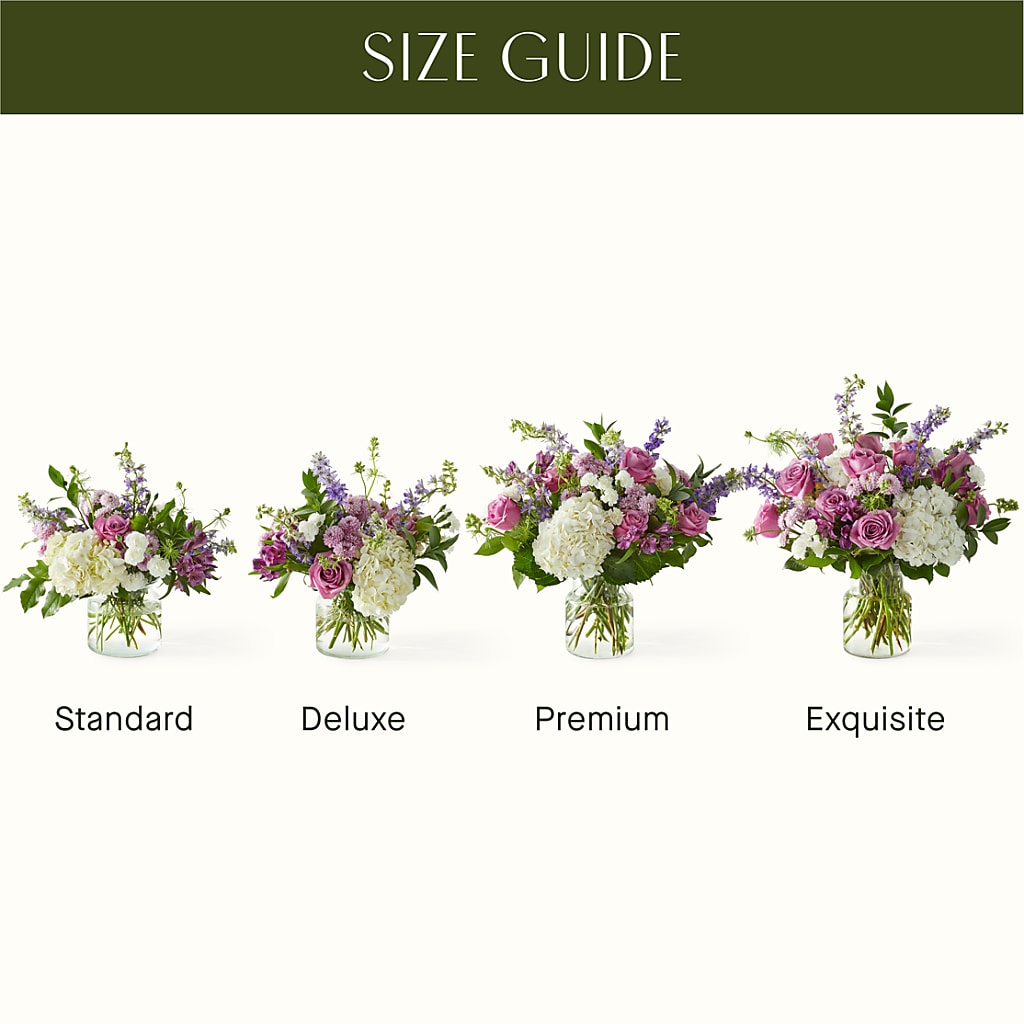 Violet Caress Bouquet –  Caines Flowers, Barberton OH