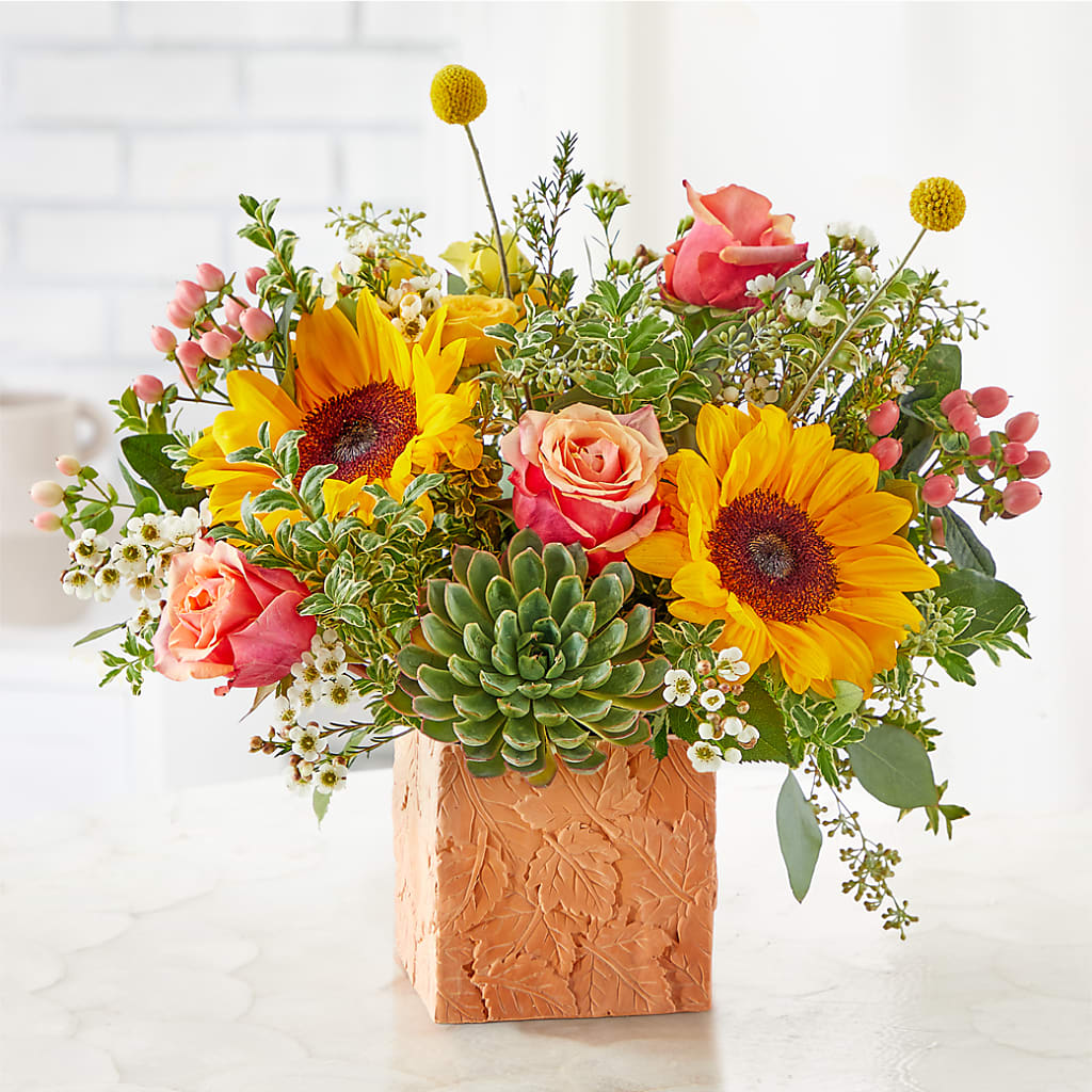 Sunflower Season Bouquet –  Caines Flowers, Barberton OH