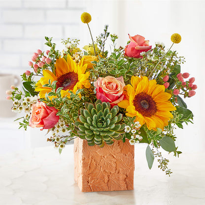 Sunflower Season Bouquet –  Caines Flowers, Barberton OH
