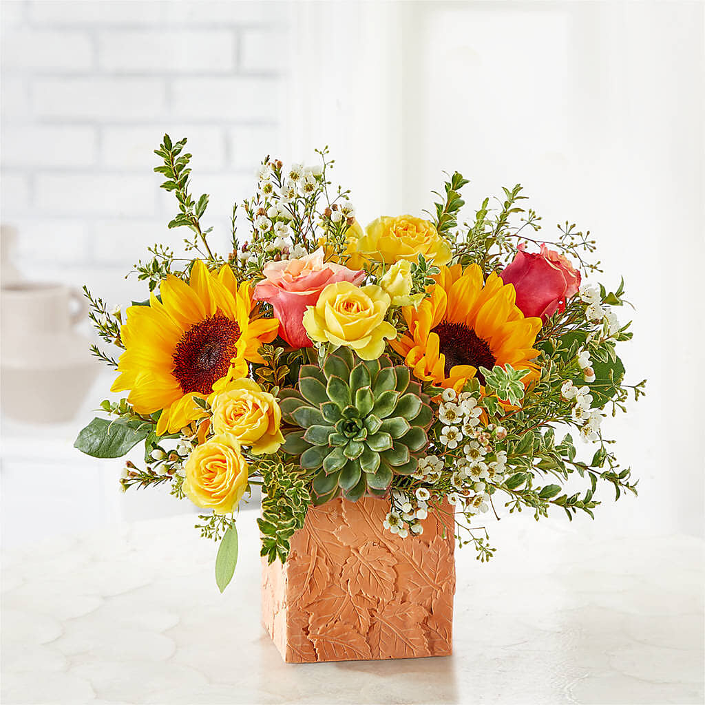 Sunflower Season Bouquet –  Caines Flowers, Barberton OH