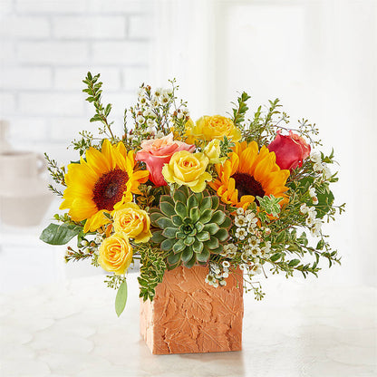 Sunflower Season Bouquet –  Caines Flowers, Barberton OH